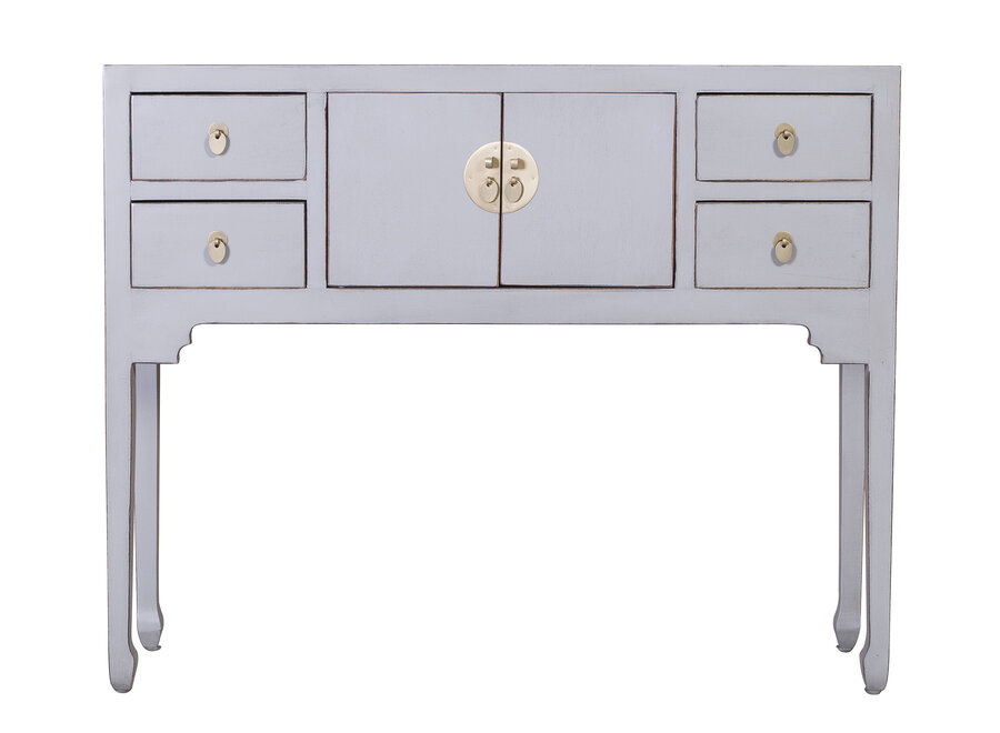 Mesa Consola China Gris Pastel - Orientique Colección An100xP26xAl80cm