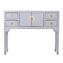 Console Chinoise Gris Pastel - Orientique Collection L100xP26xH80cm