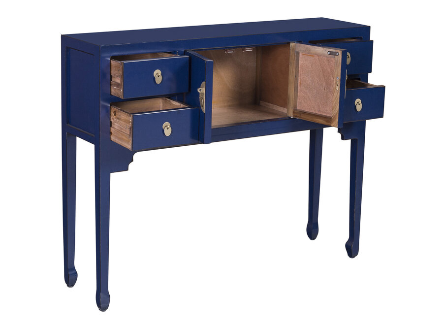 Chinese Console Table Midnight Blue - Orientique Collection W100xD26xH80cm
