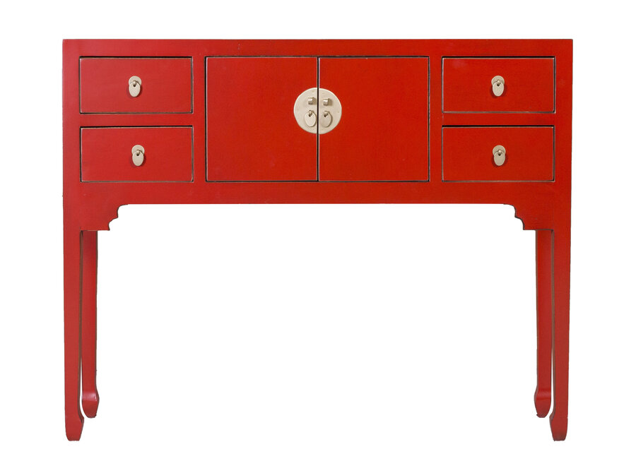 Chinese Console Table Lucky Red - Orientique Collection W100xD26xH80cm