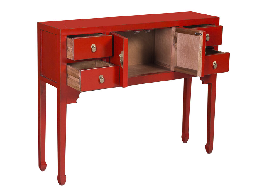 Chinese Console Table Lucky Red - Orientique Collection W100xD26xH80cm