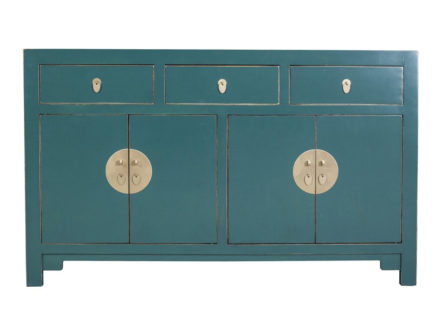 Chinese Sideboard Teal - Orientique Collection W140xD35xH85cm