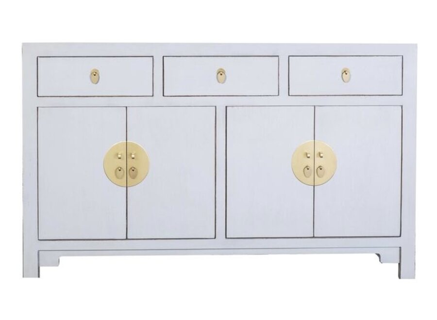 Chinese Sideboard Pastel Grey - Orientique Collection W140xD35xH85cm