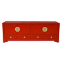 Chinese TV Cabinet Lucky Red - Orientique Collection W130xD40xH45cm