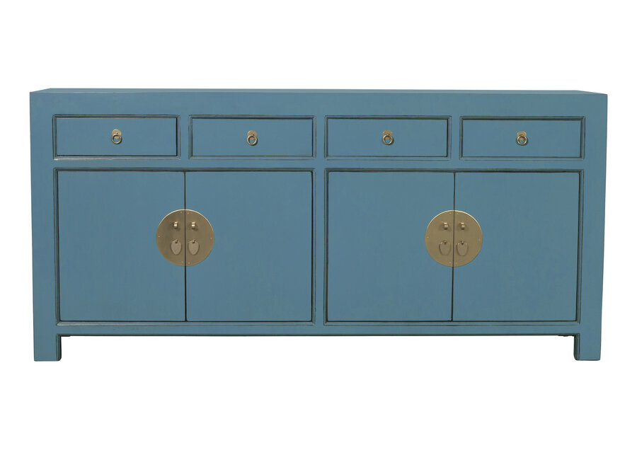 Chinese Sideboard Arctic Blue Grey - Orientique Collection W180xD40xH85cm