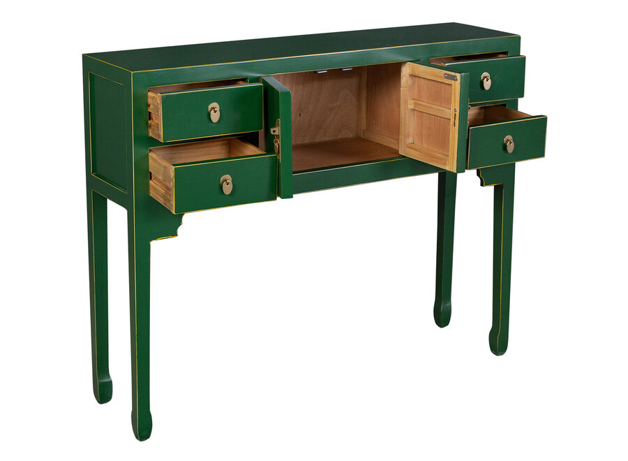 Chinese Console Table Jade Green - Orientique Collection W100xD26xH80cm