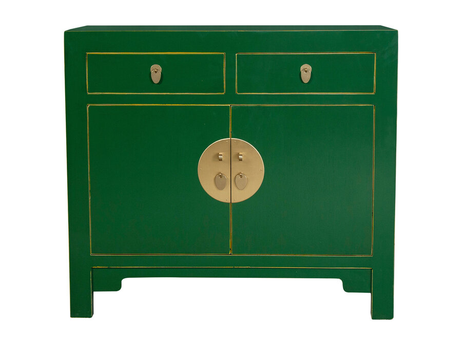 Chinese Cabinet Jade Green - Orientique Collection W90xD40xH80cm