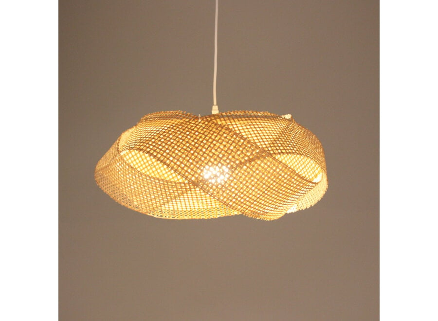 Bamboo Webbing Lamp Handmade - Vivienne D55xH23cm