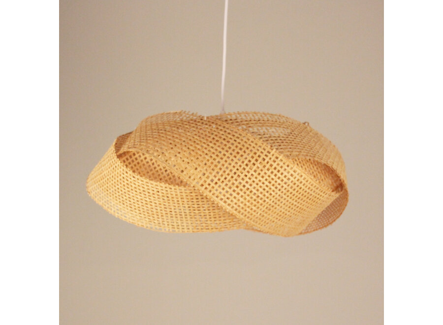 Lampada a Sospensione in Bambù Fatto a Mano - Vivienne D55xA23cm