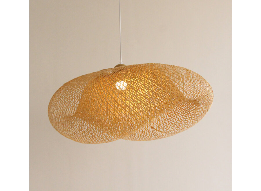 Bamboo Webbing Lamp Handmade - Madelyn W60xD25xH38cm