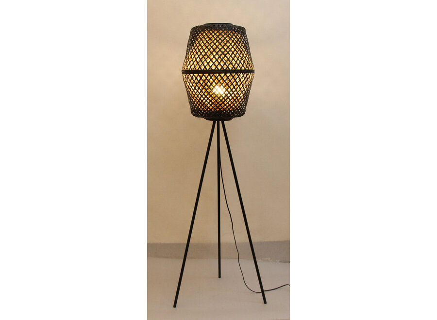Floor Standing Light Bamboo Handmade - Marley D40xH165cm