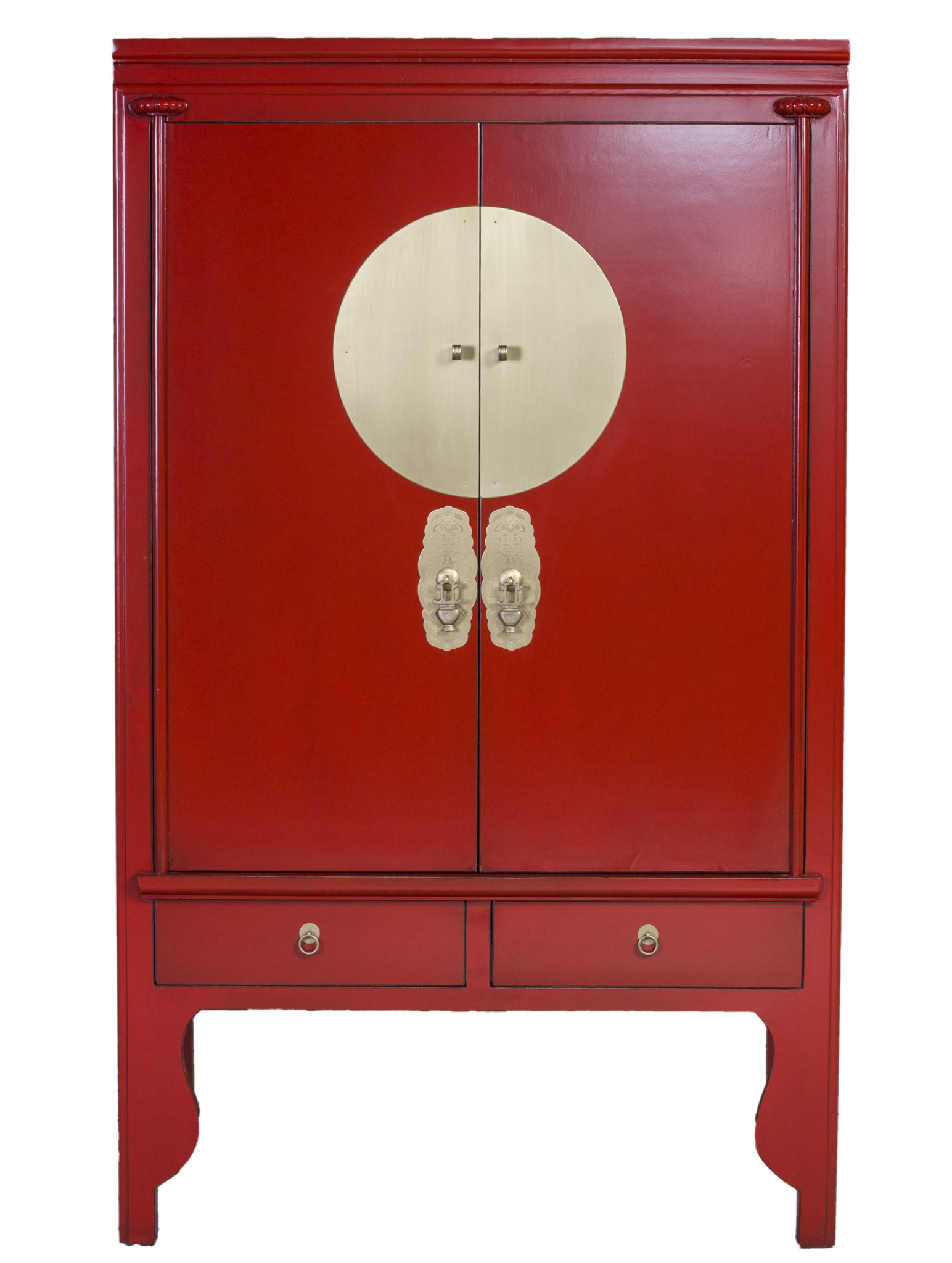 Armoire de Mariage Chinoise Lucky Rouge Orientique Collection L100xP55xH175cm Fine Asianliving