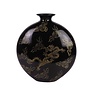 Chinese Vase Porcelain Black Dragon Hand-Painted W32xD12xH34cm