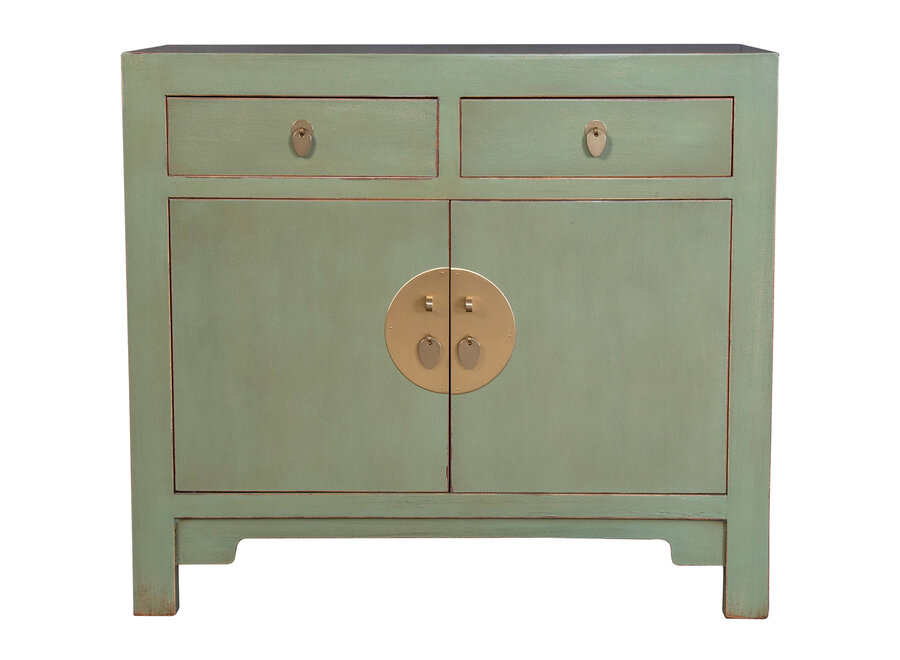 Chinese Cabinet Ash Green - Orientique Collection W90xD40xH80cm
