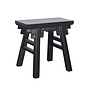 Chinese Stool Black with Details W50xD23xH47cm