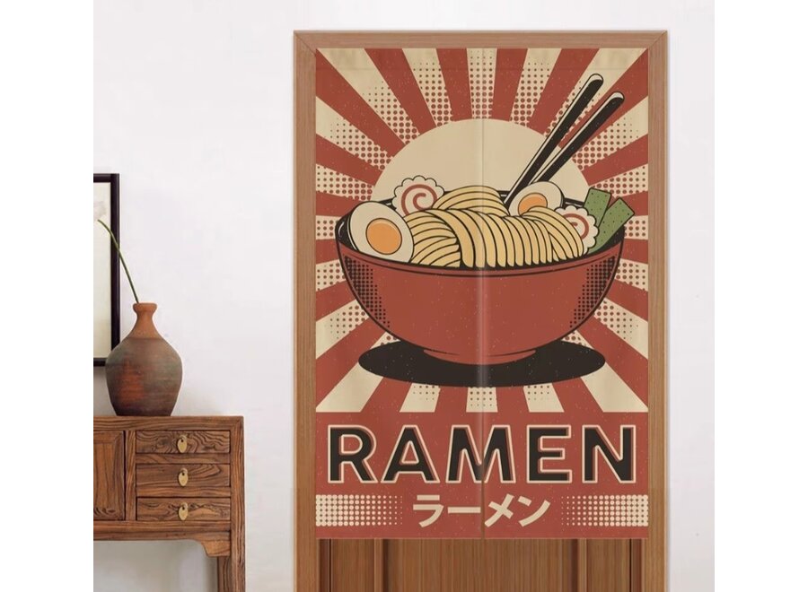 Japanese Noren Ramen Sun W80xH130cm