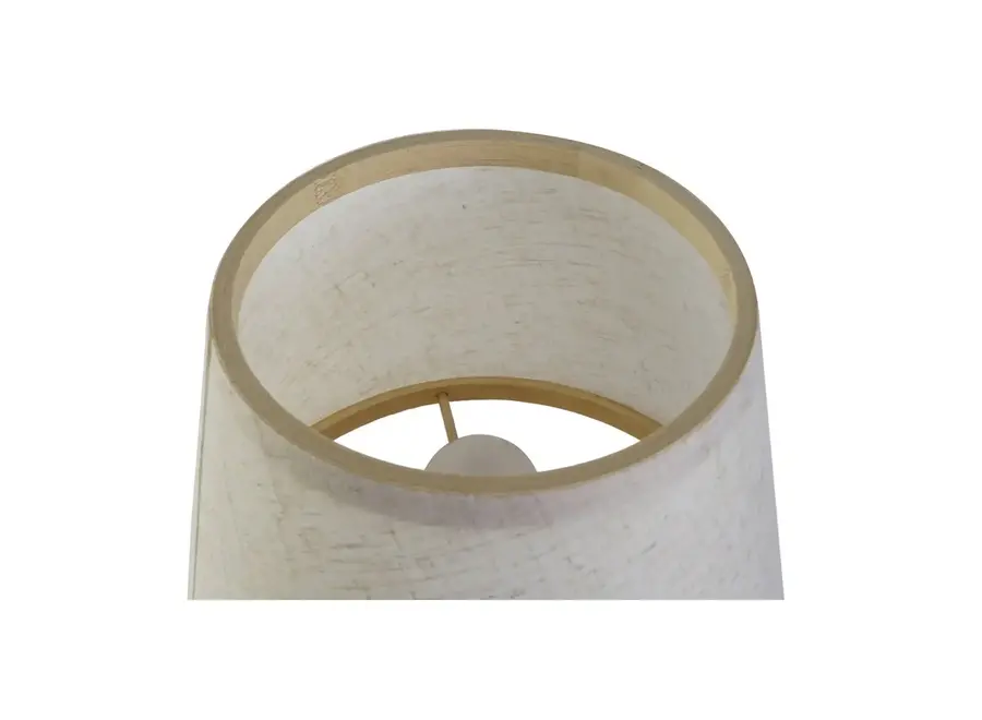 Bamboo Webbing lampe de table Natural Handmade - Gwyneth D32xH47cm