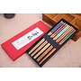 Chopsticks Set/5 Giftbox Coloured Flowers