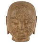 Buddha Stone Head Hand-Carved 10x10cm