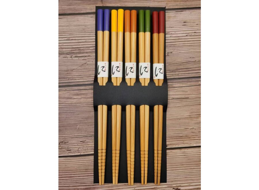 Essstäbchen Geschenkbox Set/5 Verschiedene Farben