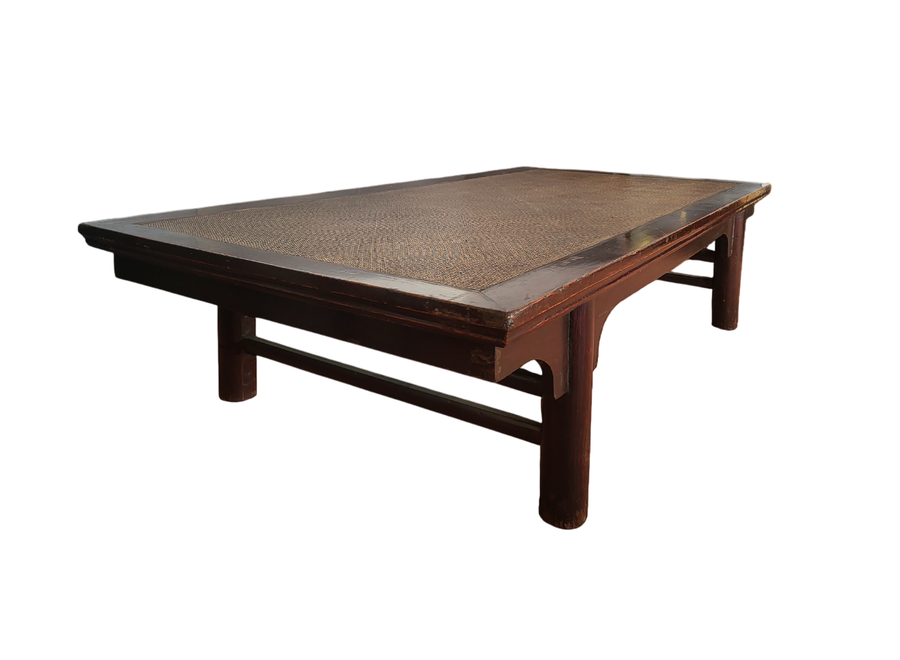 Table Chinoise Antique avec Bambou L220xP104xH54cm