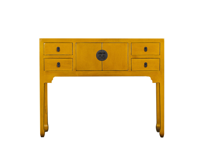 Console Chinoise Jaune Marigold - Orientique Collection L100xP26xH80cm