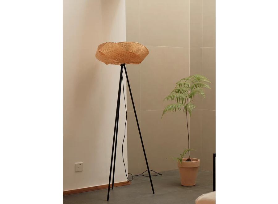 Lampadaire Bambou Fait Main - Kaia D55xH160cm