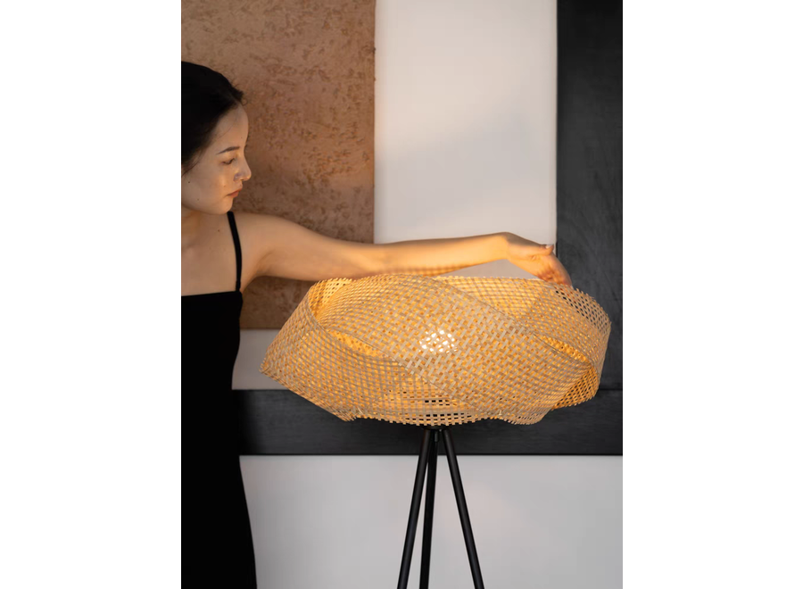 Lampadaire Bambou Fait Main - Kaia D55xH160cm