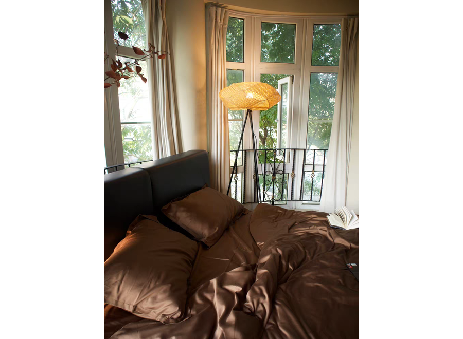 Lampadaire Bambou Fait Main - Kaia D55xH160cm