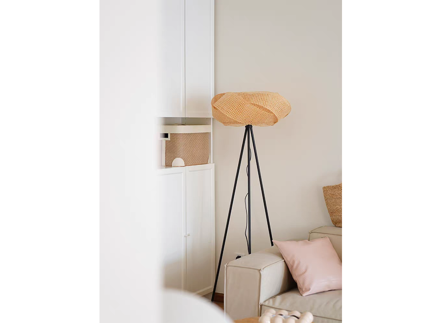 Lampadaire Bambou Fait Main - Kaia D55xH160cm