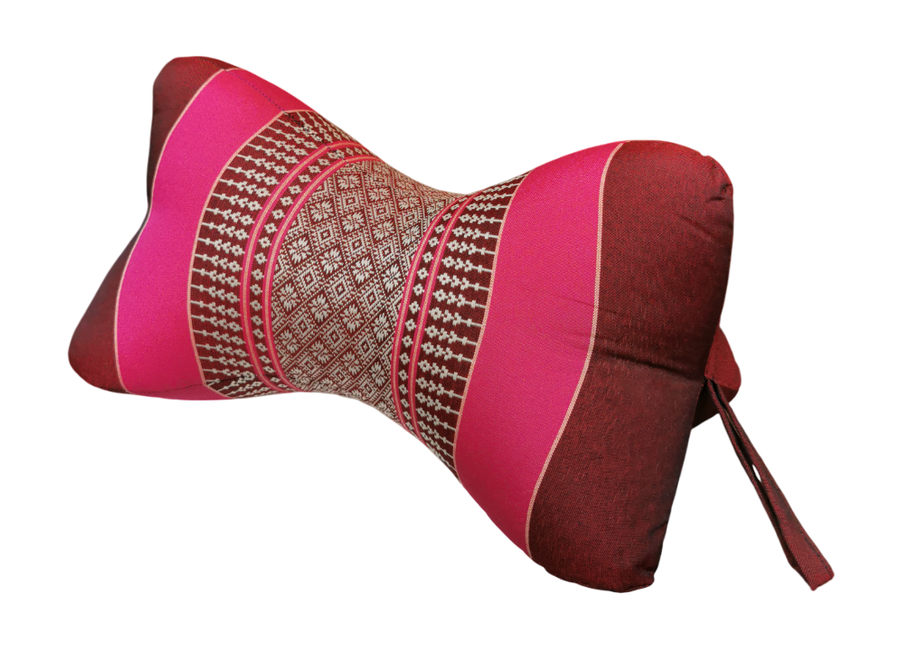 Neck Pillow Thai Meditation Neck Cushion 18x32cm Fuchsia