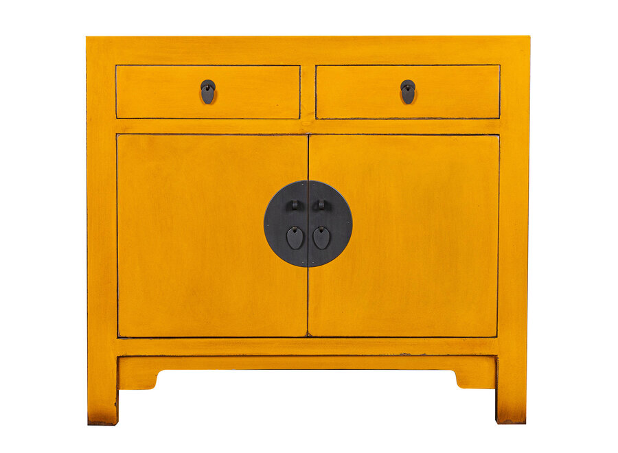 Chinesischer Schrank Marigold Gelbe - Orientique Kollektion B90xT40xH80cm