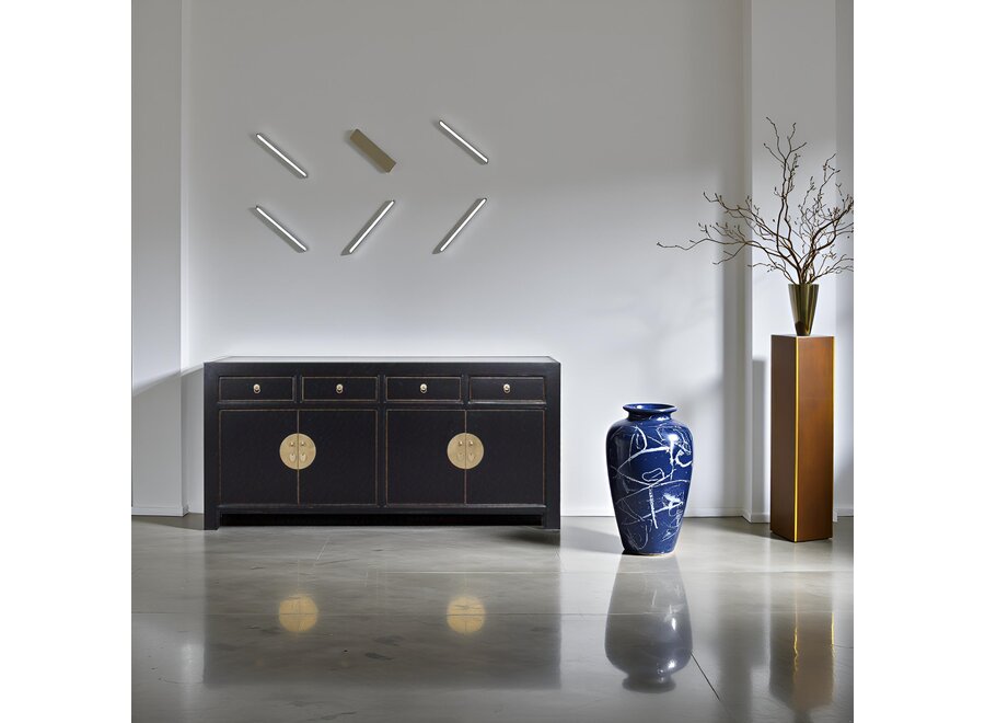 Buffet Chinois Onyx Noir - Orientique Collection L180xP40xH85cm