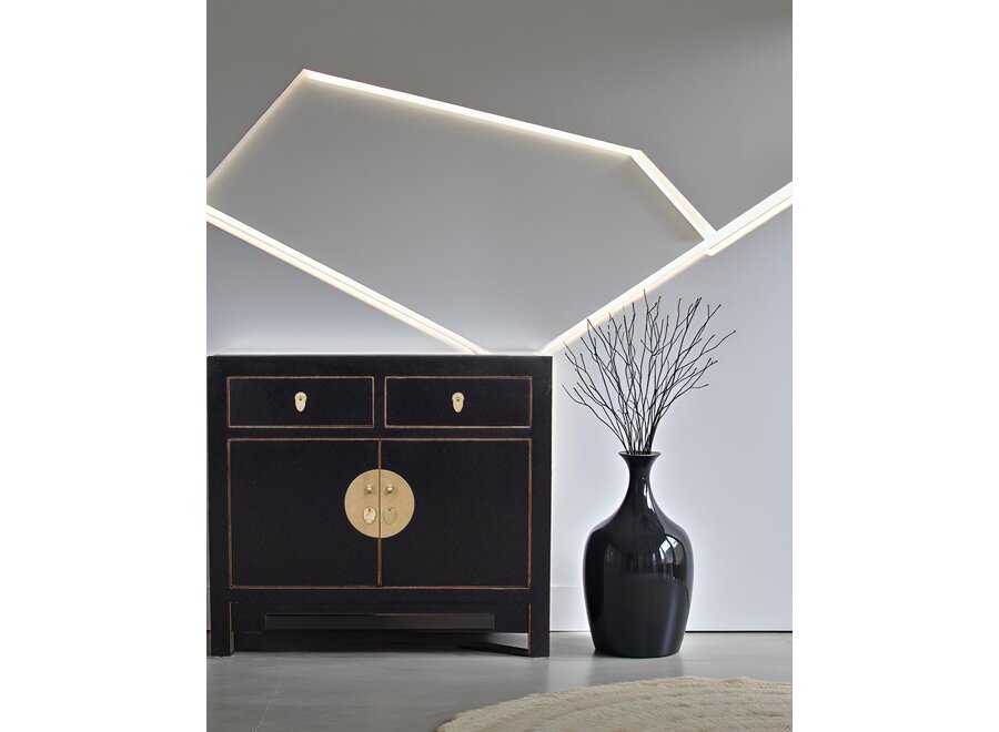 Armario Chino Ónix Negro - Orientique Colección A90xP40xA80cm