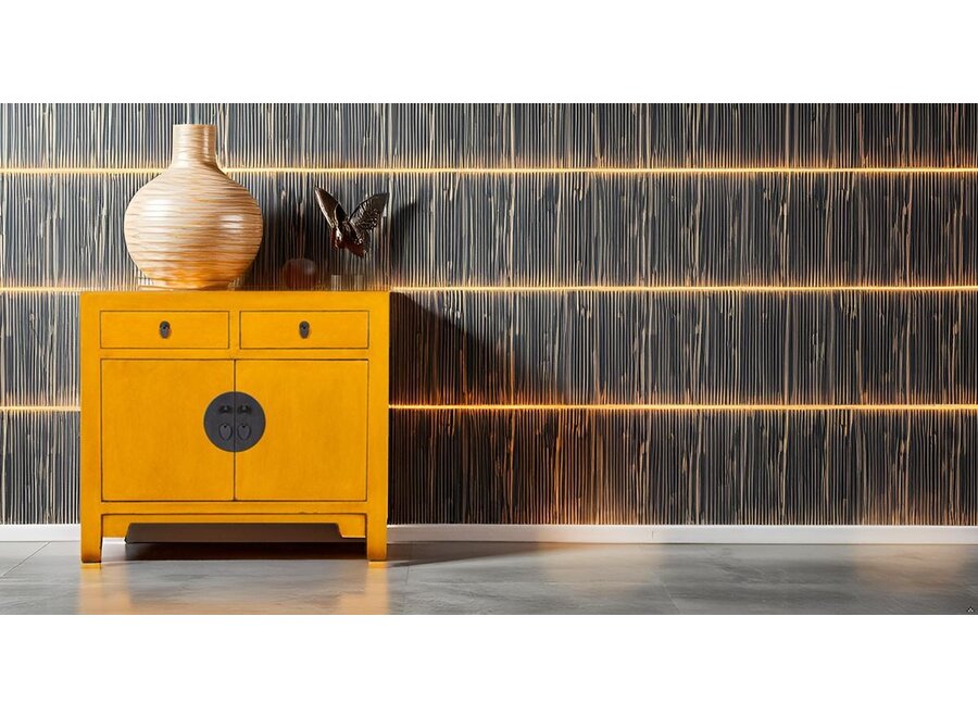 Chinese Cabinet Marigold Yellow - Orientique Collection W90xD40xH80cm