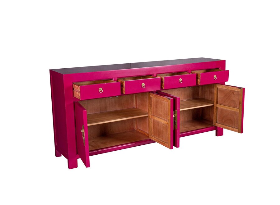Chinese Sideboard Fuchsia Royale - Orientique Collection W180xD40xH85cm