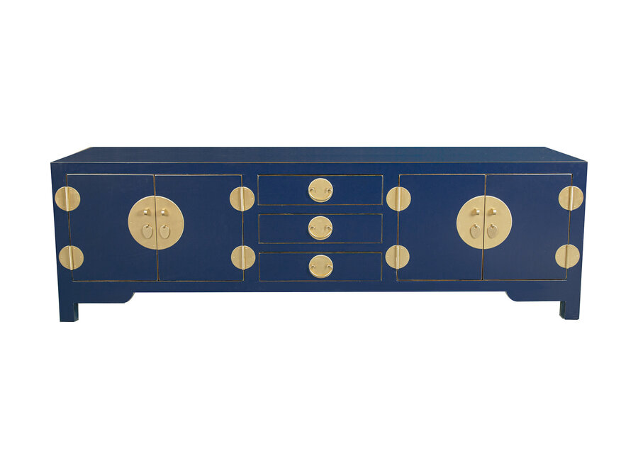 Chinese TV Cabinet Midnight Blue - Orientique Collection W175xD47xH54cm