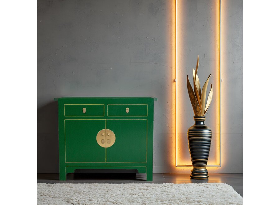 Armadio Cinese Verde Jade - Orientique Collezione L90xP40xA80cm