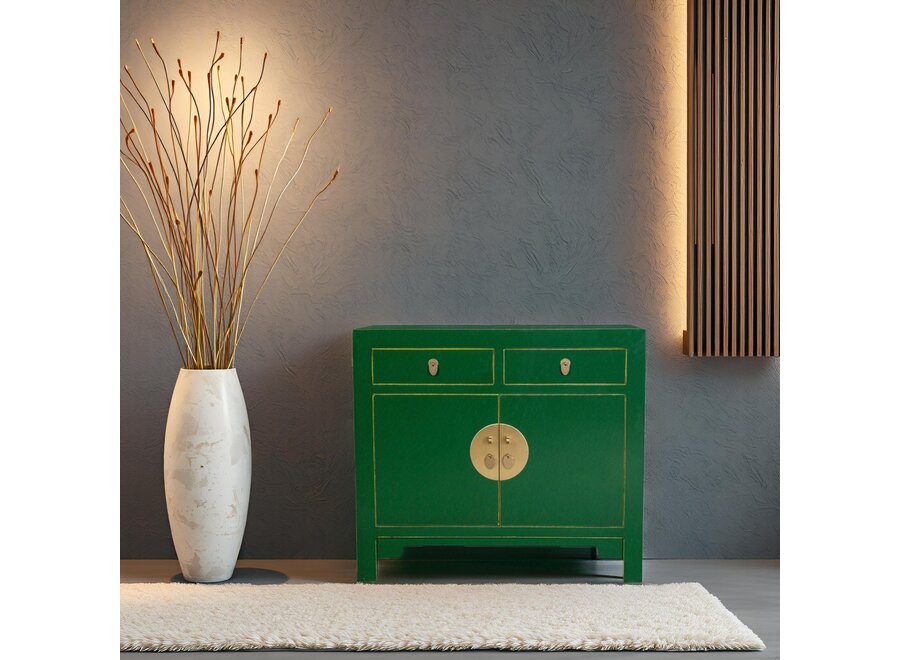 Chinesischer Schrank Jade Grün - Orientique Kollektion B90xT40xH80cm
