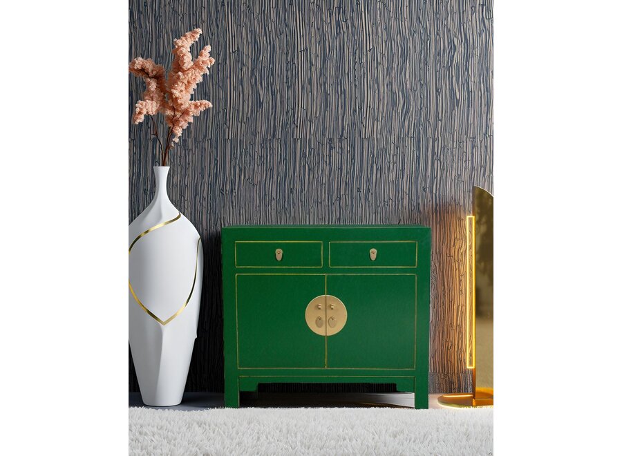 Armoire Chinoise Jade Verte - Orientique Collection L90xP40xH80cm