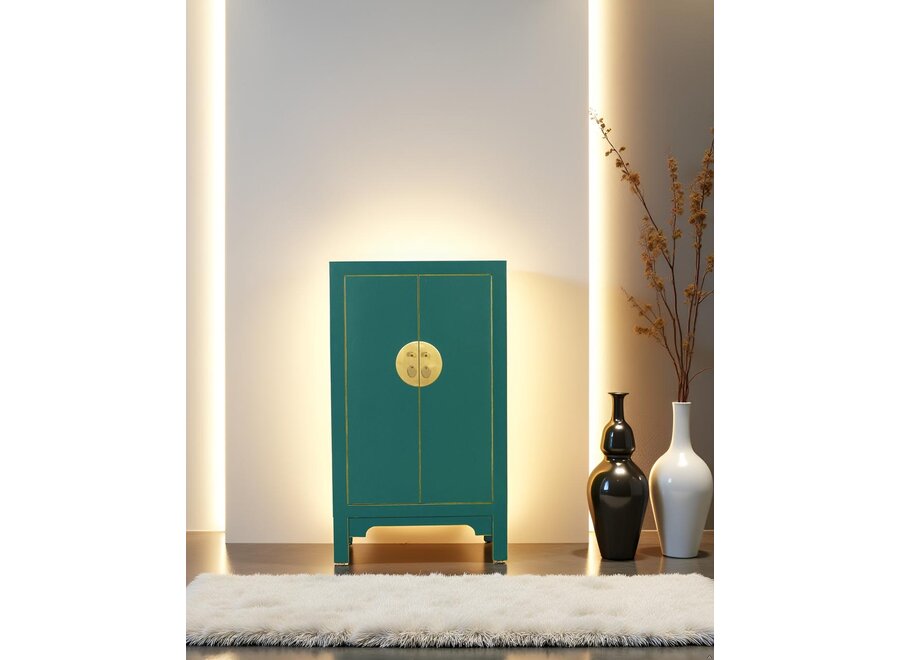 Armario Chino Teal - Orientique Colección Anch.70xProf.40xAlt.120cm