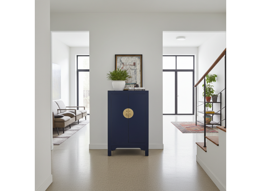 Chinesischer Schrank Nachtblau - Orientique Kollektion B70xT40xH120cm