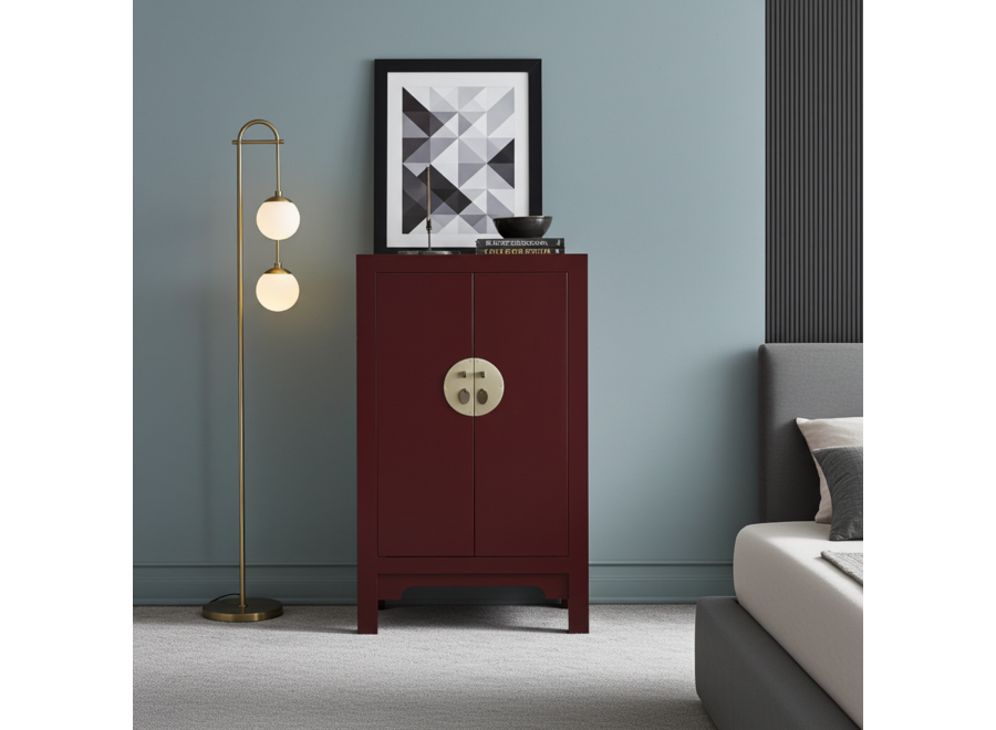 Armario Chino Scarlet Rojo - Orientique Colección An70xP40xAl120cm