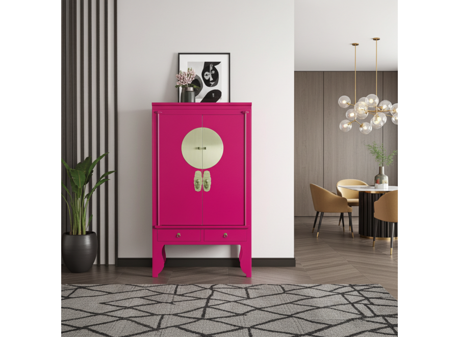 Armario de Bodas Chino Fuchsia Royale - Orientique Colección An100xP55xAl175cm