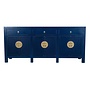 Chinese Sideboard Midnight Blue - Orientique Collection W190xD40xH85cm