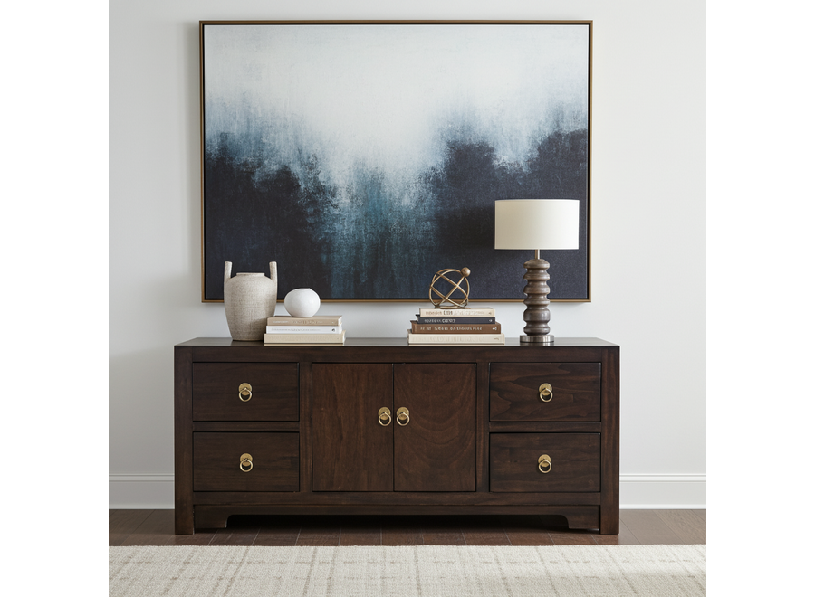 Mueble TV Chino Earthy Marrón - Orientique Colección An106xP45xAl46cm