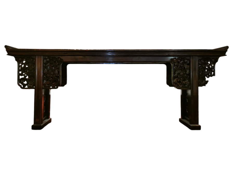 Antiker Chinesischer Altartisch Konsolentisch B270xT38xH96cm