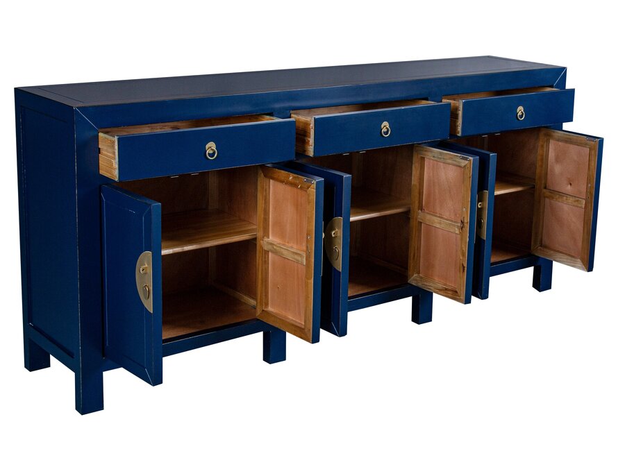 Aparador Chino Azul Noche - Orientique Colección An190xP40xAlt85cm