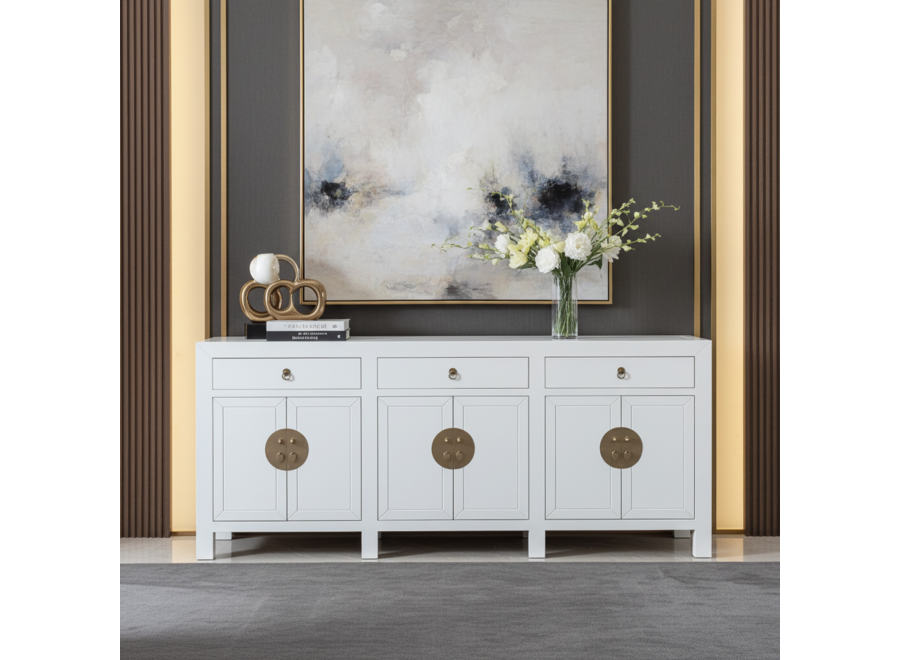 Credenza Cinese Bianca - Orientique Collezione L190xP40xA85cm