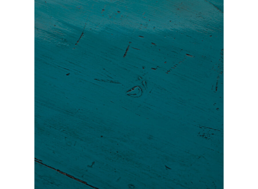 Antikes Chinesisches Lowboard Blau Aquamarin Hochglanz B136xT40xH61cm